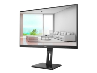 AOC Q24P2Q - LED-skjerm - 23.8 - 2560 x 1440 QHD @ 75 Hz - IPS - 250 cd/m² - 1000:1 - 4 ms - HDMI, VGA, DisplayPort - høyttalere - svart