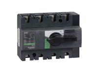 Schneider Electric 28909, Rotasjonsbryter, 4P, Koblet med ledninger (ikke trådløs), Sort, Grå, IP40, Støvresistent