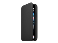 Apple Folio - Lommebok for mobiltelefon - lær - svart - for iPhone 11 Pro