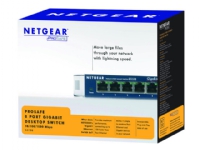 NETGEAR GS108 - Switch - 8 x 10/100/1000 - stasjonær