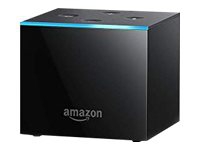Amazon Fire TV Cube (2nd Gen) - AV-spiller - 2 GB RAM - 16 GB - 4K UHD (2160p) - 60 fps - HDR - svart