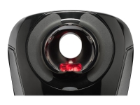 Kensington Advance Fit Wireless Mobile Trackball - Styrekule - høyre- og venstrehåndet - laser - 2 knapper - trådløs - 2.4 GHz - USB trådløs mottaker - grafitt, rubinrød