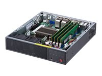 Supermicro SuperServer E200-9A - Server - Mini-1U - 1-veis - 1 x Atom C3558 - RAM 0 GB - uten HDD - AST2400 - GigE - uten OS - monitor: ingen - svart