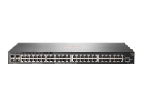 HPE Aruba 2540 48G 4SFP+ - Switch - Styrt - 48 x 10/100/1000 + 4 x 10 Gigabit Ethernet / 1 Gigabit Ethernet SFP+ - stasjonær, rackmonterbar, veggmonterbar