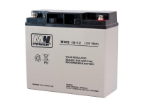 MPL MW POWER MWS 18-12F UPS batteri Bly-syre-batteri VRLA AGM Vedligeholdelsesfri 12 V 18 Ah Sort, Grå