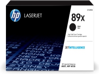 HP 89X høykapasitets svart, original LaserJet-tonerkassett, 10000 sider, Sort, 1 stykker