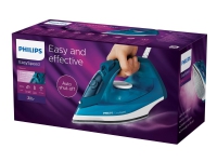 Philips EasySpeed GC1756 - Dampstrykejern med automatisk slukking - såleplate: keramisk - 2000 W - blå