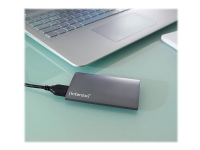Intenso - Premium Edition - Solid State Drive - 256 GB - ekstern (bærbar) - 1.8 - USB 3.0 - antrasitt