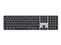 Apple Magic Keyboard with Touch ID and Numeric Keypad - Tastatur - Bluetooth, USB-C - QWERTY - Dansk - black keys