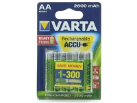 VARTA Genopladeligbatteri AA 1,2V, 2600mAh, AA B:Ø14,5mm, højde 50,5mm - (4 stk.)