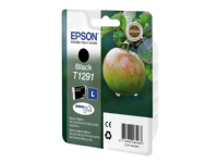 Epson T1291 - 11.2 ml - L-størrelse - svart - original - blister - blekkpatron - for Stylus SX230, SX235, SX430, SX438 WorkForce WF-3010, 3520, 3530, 3540, 7015, 7515, 7525