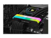 CORSAIR Vengeance RGB RS - DDR4 - sett - 16 GB: 2 x 8 GB - DIMM 288-pin - 3200 MHz / PC4-25600 - CL16 - 1.35 V - ikke-bufret - ikke-ECC - svart