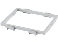 HAGER Ramme 2RC/BRN PH For dobbelt modul CLICLINE til BRN/BRAN/BRHN Perlehvid ral 9016 plast