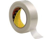 3M 8956 89561950 Filament-tape Hvid (L x B) 50 m x 19 mm 1 stk