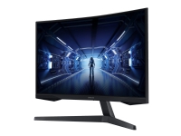 Samsung Odyssey G5 C27G55TQWU - G55T Series - LED-skjerm - kurvet - 27 - 2560 x 1440 WQHD @ 144 Hz - VA - 250 cd/m² - 2500:1 - HDR10 - 1 ms - HDMI, DisplayPort - svart