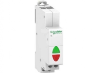 SCHNEIDER ELECTRIC Signallampe iIL Rød+Grøn LED 110-230VAC estimeret til 100.000t Bredde 18mm