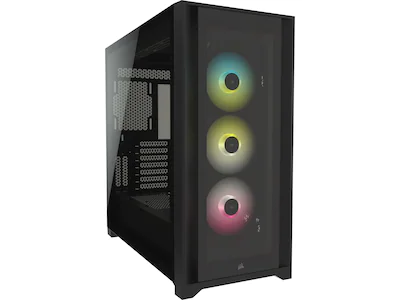 Corsair iCUE 5000X RGB Midi Tower (Sort)