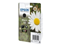 Epson 18 - 5.2 ml - svart - original - blekkpatron - for Expression Home XP-212, 215, 225, 312, 315, 322, 325, 412, 415, 422, 425