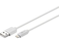 goobay - Lightning-kabel - Lightning hann til USB hann - 2 m - hvit - for Apple iPad/iPhone/iPod (Lightning)