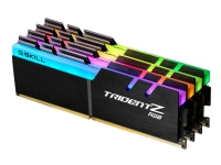 G.Skill TridentZ RGB Series - DDR4 - sett - 32 GB: 4 x 8 GB - DIMM 288-pin - 3200 MHz / PC4-25600 - CL16 - 1.35 V - ikke-bufret - ikke-ECC