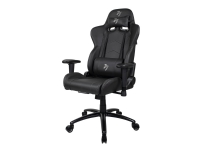 Arozzi Inizio PU - Stol - ergonomisk - armlener - T-formet - tipping - roterende - skumplast, polyuretanlær - grå, svart
