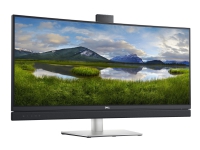 Dell 34 Video Conferencing Monitor C3422WE - LED-skjerm - kurvet - 34.14 - 3440 x 1440 UWQHD @ 60 Hz - IPS - 300 cd/m² - 1000:1 - 5 ms - HDMI, DisplayPort, USB-C - høyttalere - med 3 års Advanced Exchange Basic Warranty - for Latitude 5320, 5520 Pr