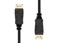 ProXtend - DisplayPort-kabel - DisplayPort (han) til DisplayPort (han) - DisplayPort 1.4 - 5 m - 8K-støtte - sortering