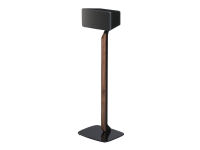 Flexson Premium - Stativ - for høyttaler(e) - metall, glass, tre - svart - plassering på gulv - for Sonos PLAY:3