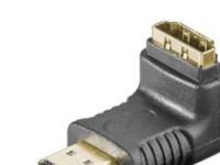 Goobay A 339 GA (HDMI 19pin F/HDMI 19pin M), HDMI 19pin, HDMI 19pin, Sort