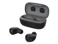Trust Nika Compact - True wireless-hodetelefoner med mikrofon - i øret - Bluetooth - svart