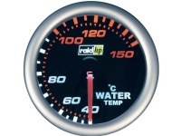 raid hp 660244 Bil indbygningsinstrument Vandtemperatur-visning måleområde 40 - 150 °C NightFlight Hvid, Rød 52 mm