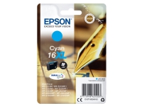 Epson Pen and crossword Singlepack Cyan 16XL DURABrite Ultra Ink, Høyt (XL) utbytte, 6,5 ml, 450 sider, 1 stykker