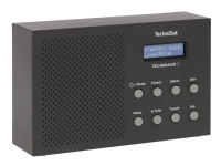 TechniSat TechniRadio 3 - Bærbar DAB-radio - 1 watt - svart
