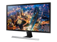 Samsung U28E570D - UE570 Series - LED-skjerm - 28 - 3840 x 2160 4K @ 60 Hz - TN - 370 cd/m² - 1000:1 - 1 ms - 2xHDMI, DisplayPort - svart, metallic sølv