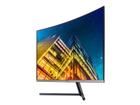 Samsung U32R594CWR - LED-skjerm - kurvet - 32 (31.5 synlig) - 3840 x 2160 4K @ 60 Hz - VA - 250 cd/m² - 2500:1 - 4 ms - HDMI, DisplayPort - mørkegrå/blå