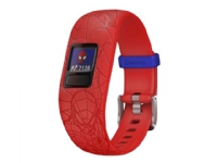Garmin vívofit jr 2 - Marvel Spider-Man - aktivitetssporer med bånd - silikon - rød - håndleddstørrelse: 130-175 mm - Bluetooth - 24.1 g