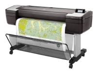 HP DesignJet T1700 - 44 storformatsskriver - farge - ink-jet - 1118 x 1676 mm - 2400 x 1200 dpi - inntil 0.55 min/side - Gigabit LAN, USB-vert - kutter