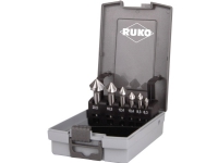 RUKO 102152RO Keglesænker-sæt 6 dele 6.3 mm, 8.3 mm, 10.4 mm, 12.4 mm, 16.5 mm, 20.5 mm HSS Cylinderskaft 1 Set