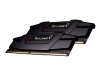 G.Skill Ripjaws V - DDR4 - sett - 32 GB: 2 x 16 GB - DIMM 288-pin - 4400 MHz / PC4-35200 - CL19 - 1.5 V - ikke-bufret - ikke-ECC - klassisk svart