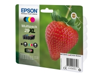 Epson 29XL Multipack - 4-pack - 30.5 ml - XL - svart, gul, cyan, magenta - original - blære med RF/lyd-alarm - blekkpatron - for Expression Home XP-235, 245, 247, 255, 332, 335, 342, 345, 432, 435, 442, 445, 455
