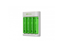 GP Batteries E411210AAHC-2B4, Nikkelmetallhydrid (NiMH), AA, AAA, 4 stykker, Batterier medfølger