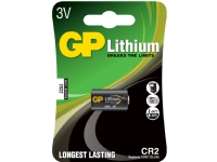 GP Batteries Lithium CR-2, Single-use battery, CR2, Lithium-Ion (Li-Ion), Sylindriske, 3 V, 1 stykker
