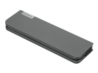 Lenovo USB-C Mini Dock - Mini-dock - USB-C - VGA, HDMI - GigE - 65 watt - for IdeaPad 3 14 K14 Gen 1 ThinkPad L14 Gen 3 L15 Gen 3 X1 Carbon Gen 10 X1 Yoga Gen 7