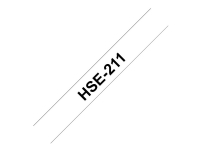 Brother HSe-211 - Svart på hvitt - Rull (0,58 cm x 1,5 m) 1 rull(er) slange - for P-Touch PT-D600, D800, E500, E550, E800, H101, P750, P900, P950 P-Touch EDGE PT-P750