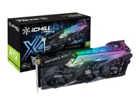 Inno3D GeForce RTX 3070 Ti iCHILL X4 - Grafikkort - GF RTX 3070 Ti - 8 GB GDDR6X - PCIe 4.0 x16 - HDMI, 3 x DisplayPort - LHR