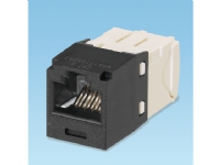 Panduit UTP RJ45 TG-MiniJack kat 6, Svart, Hvit