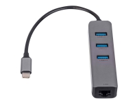 Akyga AK-AD-66 - Nettverksadapter - USB-C - Gigabit Ethernet x 1 - svart