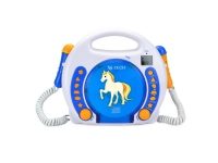 X4-TECH Bobby Joey CD/SD/USB, Blå, Oransje, Hvit, Bærbar CD-spiller