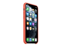 Apple - Baksidedeksel for mobiltelefon - silikon - klementinoransje - for iPhone 11 Pro