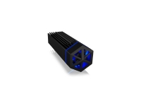 ICY BOX IB-1823MF-C31, SSD-kabinett, M.2, PCI Express, 10 Gbit/s, Hot-swap, Sort